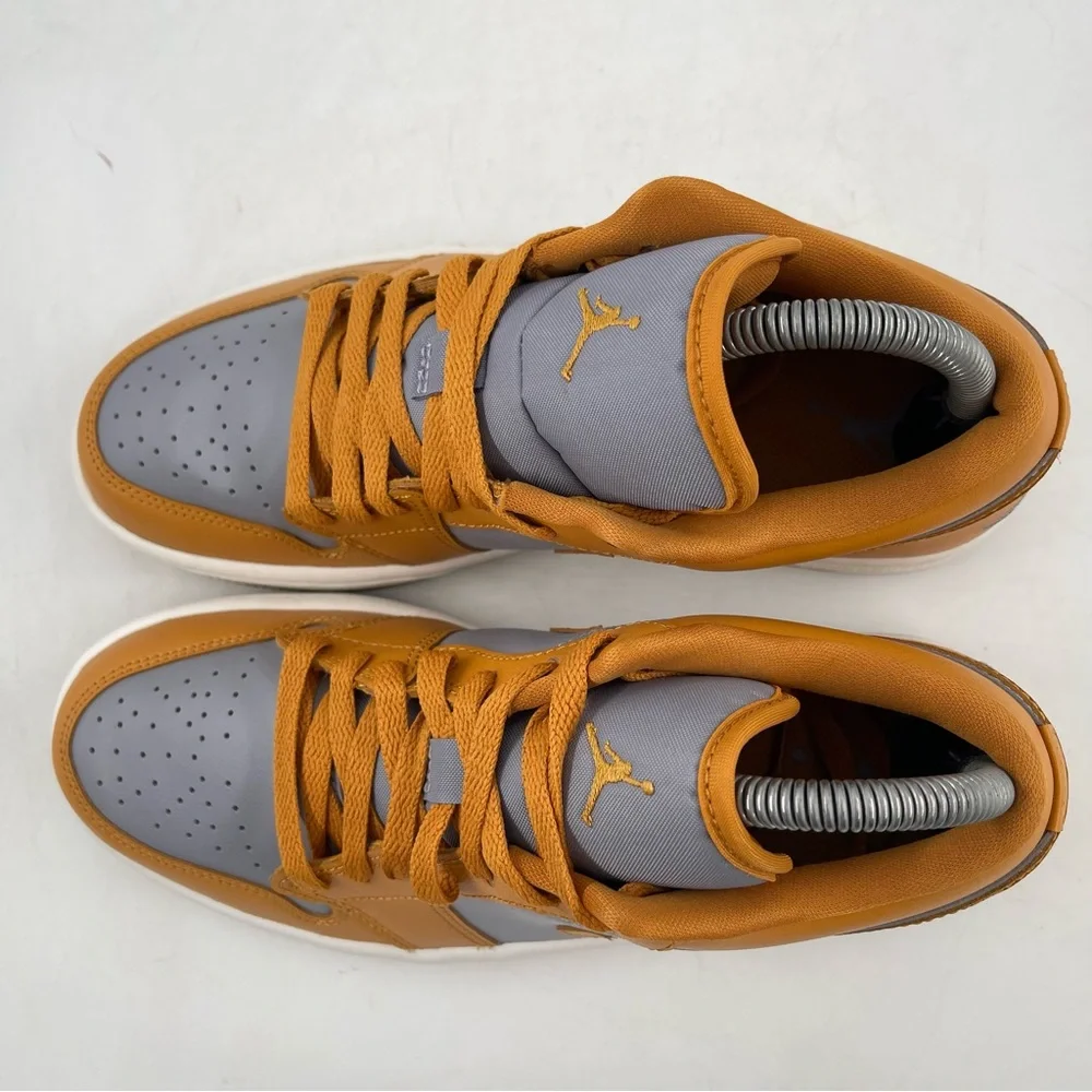 👞 Nike Air Jordan 1 Low - Size 8 - Cement Grey Chutney Sail Sneakers